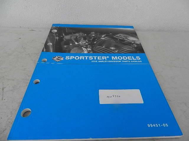 Oem used 2005 harley sportster xl parts catalog manual 99451-05