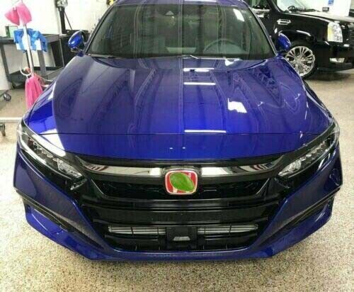 For Accord 2018-2022 4DR Sedan Front+Rear+Steering Wheel 3pcs JDM RED Emblem Fit, US $40.99, image 2