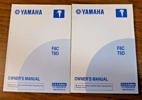 OEM YAMAHA OWNERS MANUAL, F8C T8D, YEAR 2010, PN LIT-18626-08-9460R-F8199-18, US $19.95, image 4