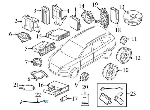 2014-2015 AUDI SQ5 - IPOD / Iphone MMI Cable 4F0051510K, US $7.99, image 2