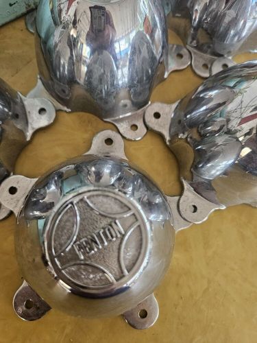 FENTON Wheel Center Caps Vintage Set Of 5 4" Across Bolt To Bolt Car Auto, US $99.99, image 4