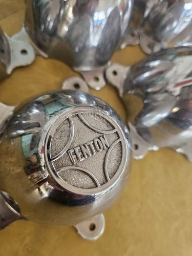 FENTON Wheel Center Caps Vintage Set Of 5 4" Across Bolt To Bolt Car Auto, US $99.99, image 8