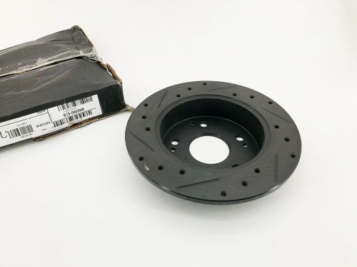 New Dynamic Friction 633-59026R Drilled/ Slotted Black Zinc Disc Brake Rotor, US $64.95, image 5