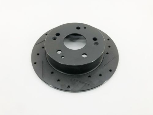 New Dynamic Friction 633-59026R Drilled/ Slotted Black Zinc Disc Brake Rotor, US $64.95, image 7