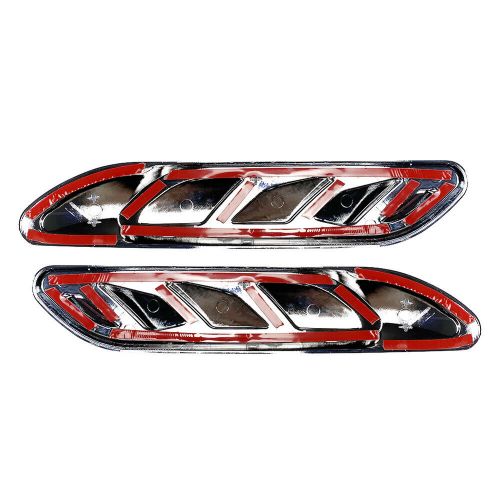 For Mercedes Benz C Class W206 C200 C260 Front Fender Side Air Vent Trim Chrome, US $32.20, image 2
