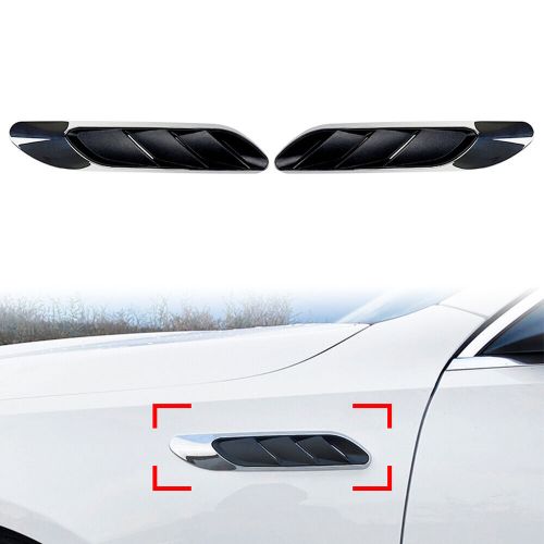 For Mercedes Benz C Class W206 C200 C260 Front Fender Side Air Vent Trim Chrome, US $32.20, image 10