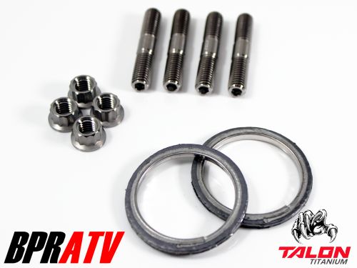 Can-Am Commander 800 800R Exhaust Repair Kit BPRTAV Titanium Studs Nuts & Gasket, US $39.98, image 3