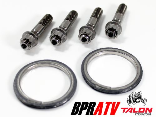 Can-Am Commander 800 800R Exhaust Repair Kit BPRTAV Titanium Studs Nuts & Gasket, US $39.98, image 5