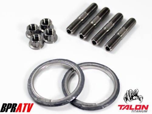 Can-Am Commander 800 800R Exhaust Repair Kit BPRTAV Titanium Studs Nuts & Gasket, US $39.98, image 25