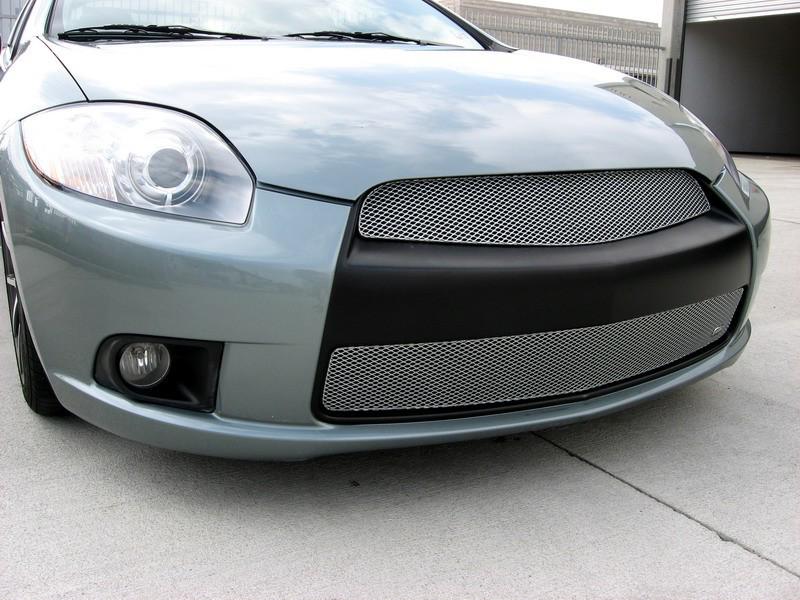 2009-2012 Mitsubishi Eclipse GrillCraft silver grille 2 pcs grill set M3315-16S, US $236.21, image 2