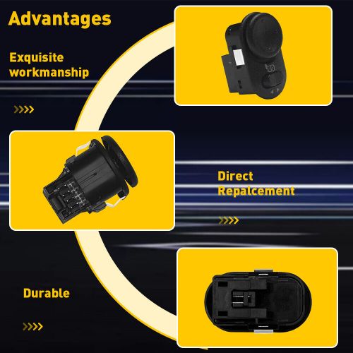 NEW For Left Driver Side Mirror Door Power Switch Control 10-15 Camaro 92225703, US $15.99, image 17