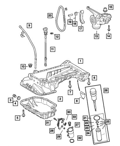 Genuine Mopar Engine Oil Filter 5102905AB, US $46.99, image 2