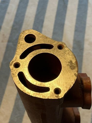 NEW OEM OMC INBOARD 907781 MARINE EXHAUST MANIFOLD RISER BARR GM CHEVY ENGINE, US $75.00, image 3