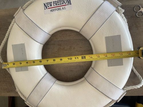 LIFE RING JIM- BUOY 20” WHITE USCG APPROVED THROW BOAT NEW FREEDOM HERTFORD NC, US $75.00, image 5