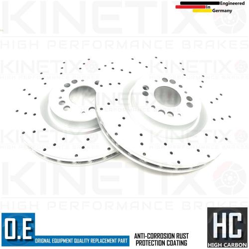 FOR ABARTH PUNTO 1.4 SUPERSPORT DRILLED FRONT BRAKE DISCS BREMBO PADS 305mm, US $, image 4