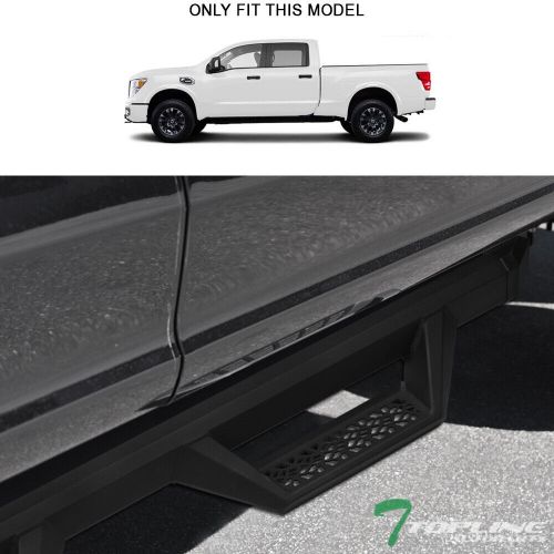TLAPS For 2004-2024 Titan Crew Aluminum Hoop Drop Step Nerf Bars v2 -Matte Black, US $229.00, image 9