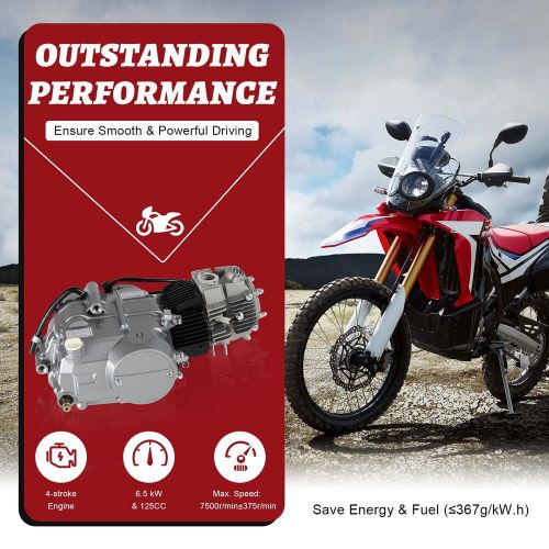 125CC 4Stroke CDI Motor Engine Kit Pit Dirt Bike ATV Quad For Honda CRF50 Z50 US, US $225.04, image 2