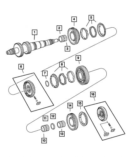 Genuine Mopar Second Gear Synchronizer 5189884AA, US $222.53, image 2