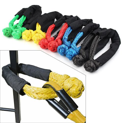 For Winch Rope 1/2" Synthetic Soft Shackle Rope with Protective Sleeve 38000 LBs, US $34.50, image 12