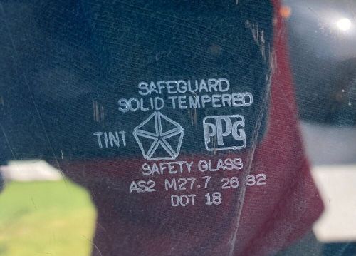 1971-74 Dodge Charger TINTED DOOR GLASS LH Drivers Side B-body Plymouth MOPAR, US $145.95, image 3