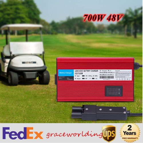 For G19-G22 Barrel 2Pin Style Plug 48 Volt 12Amp Auto Golf Cart Charger 700W, US $70.01, image 17