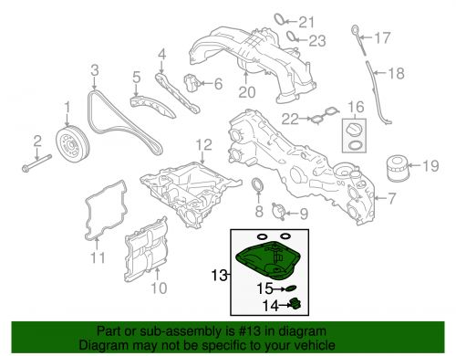 Genuine Subaru Lower Oil Pan 11109AA253, US $177.65, image 7