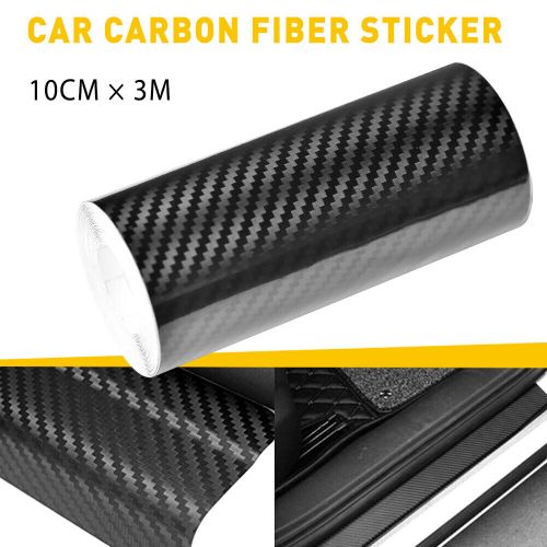 Carbon car strip sticker fiber protector sill anti scratch door tape 10cm*3m 5d