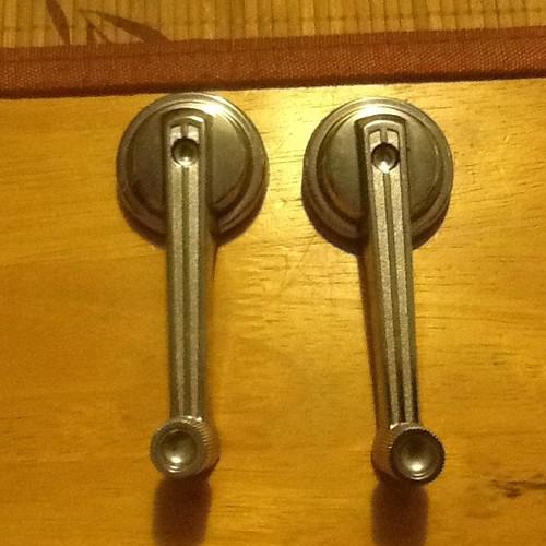 Vintage ford mercury window cranks 