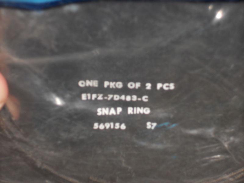 Nos 1983 - 1989 ford atx automatic trans clutch pressure plate snap ring e1fz-c