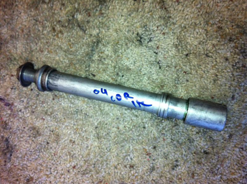 04 05 06 07 honda cbr 1000rr oem front axle nice