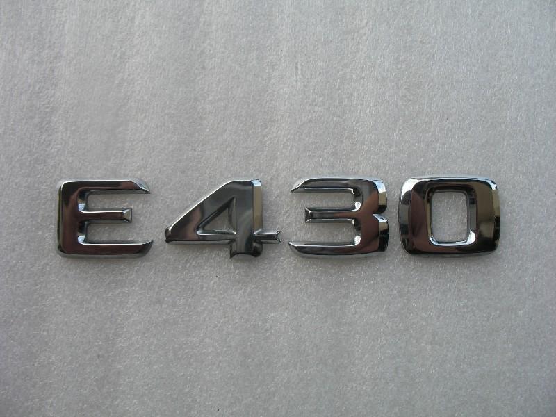 2001 mercedes e430 rear trunk chrome emblem logo decal badge oem 99 00 01 02