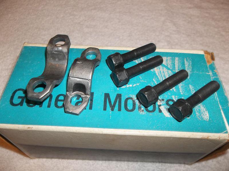  67-78 chevrolet nos u joint straps and bolts camaro chevelle corvette impala 