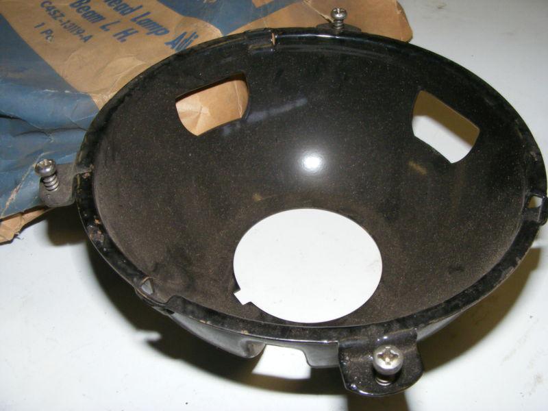 1964 65 FORD T-BIRD HEAD LAMP LIGHT BUCKET ADJUST RING LH LOW NOS C4SZ-13119-A, US $29.99, image 2