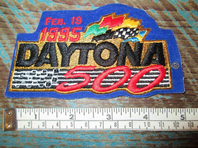 Vintage 1995 daytona 500 racing patch sterling marlin wiston cup 