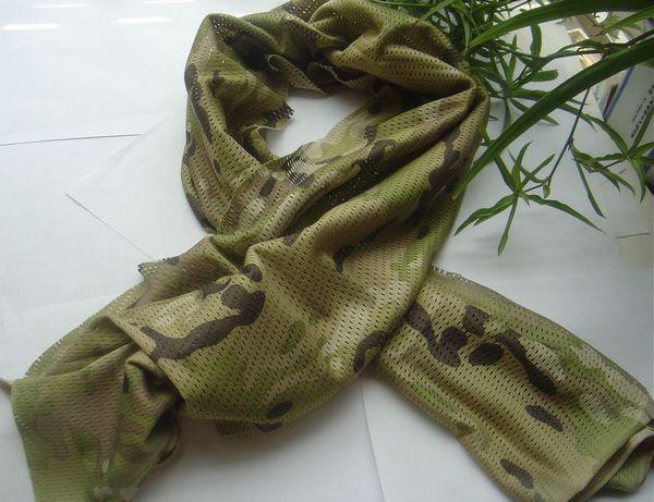  tactical camouflage sniper cover scarf veil face mesh turban headscarf new