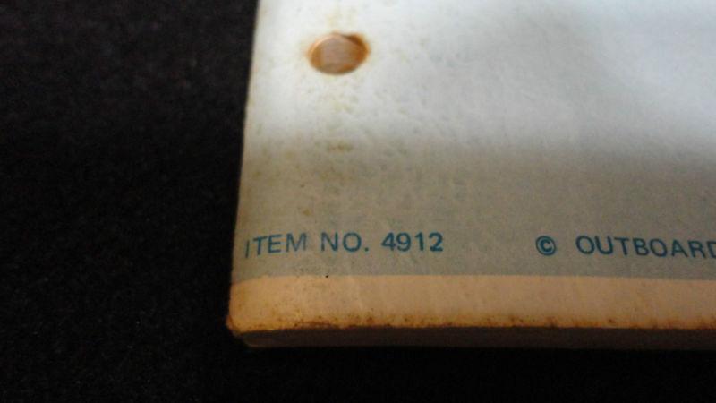 1973 SERVICE MANUAL STARFLITE 135HP #4911 EVINRUDE OUTBOARD BOAT MOTOR , US $25.95, image 4