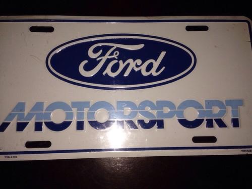 NOS Ford Motorsport License Plate (FoxBody Mustang,Ford Racing, Cobra, Pace Car), US $5.50, image 4