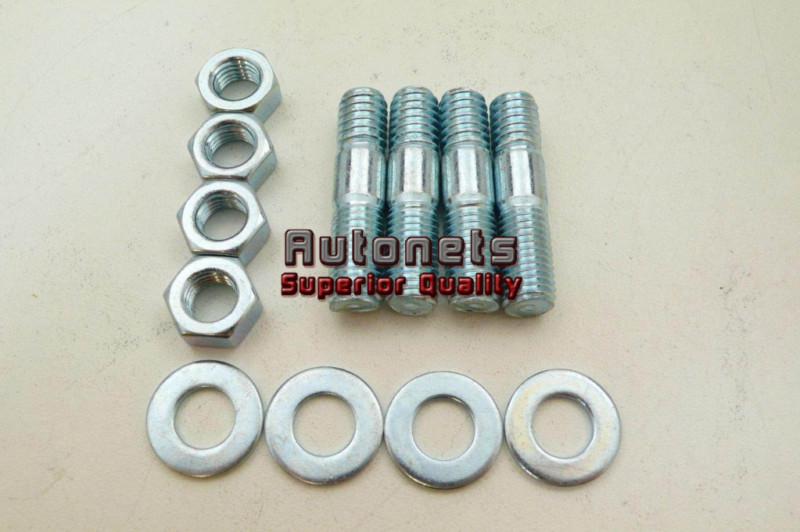Universal fit 1 3/8" carburetor stud installation kit hardware hot rod