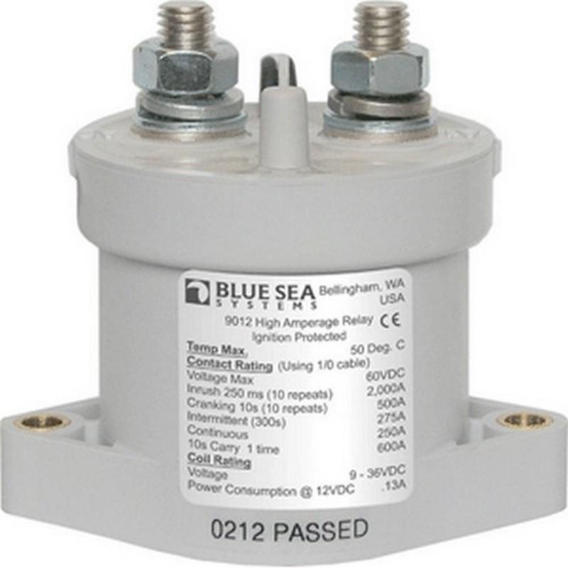 Blue sea 9012 12-24v l series marine solenoid switch