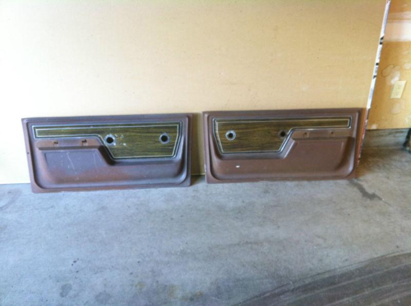 1972 chevy cheyenne/sierra grande door panels, tan