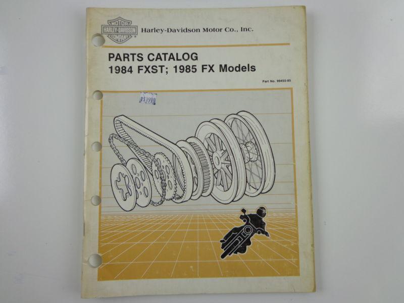 Sell Harley Davidson 1984 FXST/ 1985 FX Models Parts Catalog 9945585