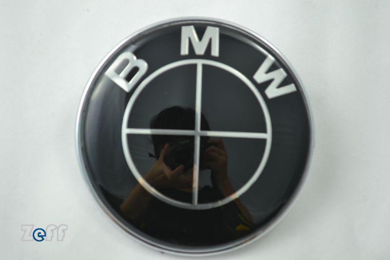 45mm matt black steering wheel airbag badge for bmw e91 e93 sticker emblem 27sw