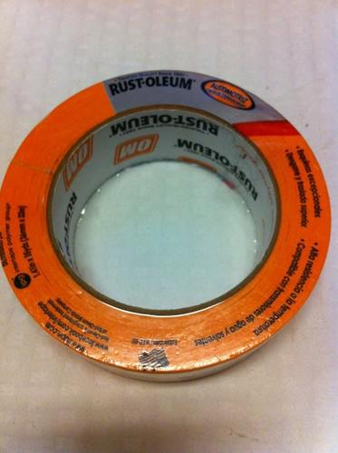 Rustoleum professional grade automotive masking tape, orange