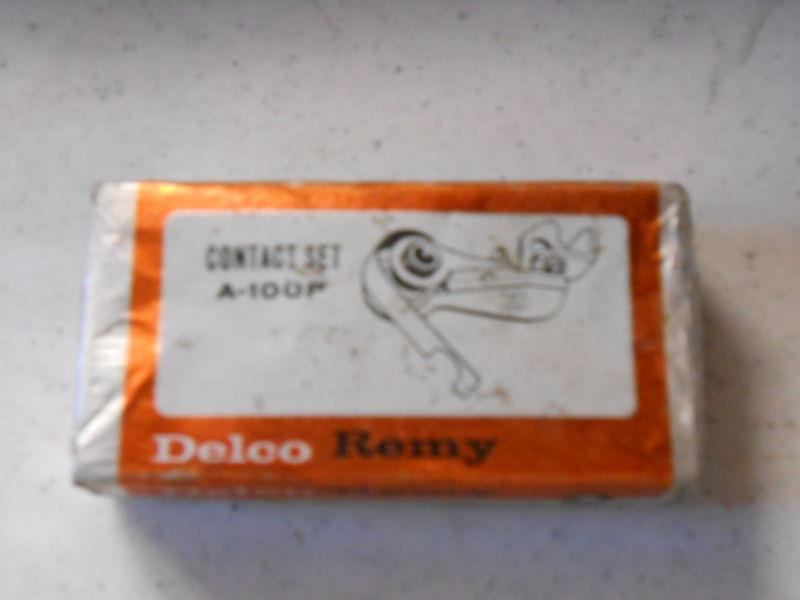 Delco remy nos; points set= chrysler, desoto,dodge,plymouth, # a-100p new    