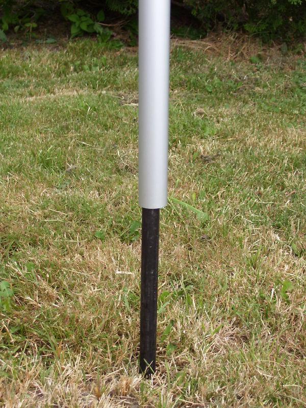 Straight Steel Super Feather Flutter Swooper Ground Spike Flag Pole Base Mount, US $17.95, image 4