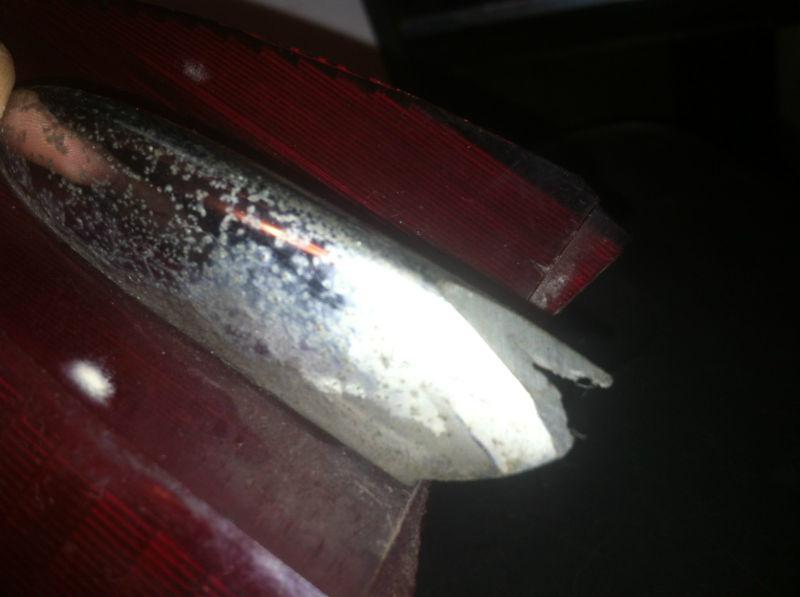 1955 Olds 98 USED Tail Light Lenses with Medallions (2) and one without, US $2.95, image 9