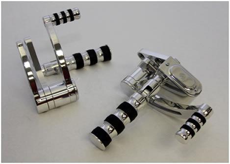 Belt drives ltd gma-fc-100-p forward controls polished 86-99 harley softail