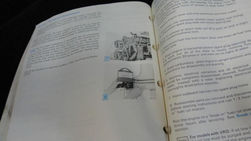 1986 SERVICE MANUAL 35A-55 MODELS #507616 JOHNSON/EVINRUDE OUTBOARD BOATBOAT, US $39.95, image 3