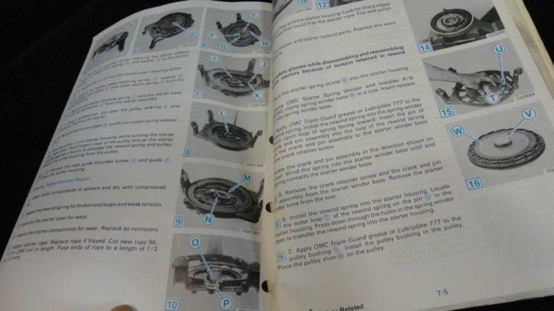 1986 SERVICE MANUAL 35A-55 MODELS #507616 JOHNSON/EVINRUDE OUTBOARD BOATBOAT, US $39.95, image 4