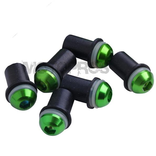 Green windscreen screws bolts  for mv agusta 1078rr f4 (fit:mv acusta )6pcs 